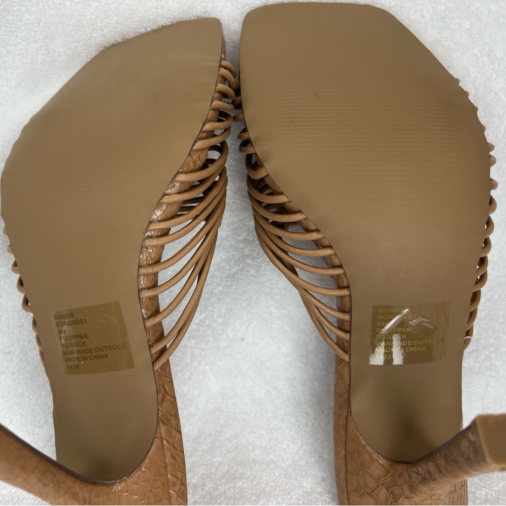 Steve Madden tan faux animal skin heels - Picture 4 of 4